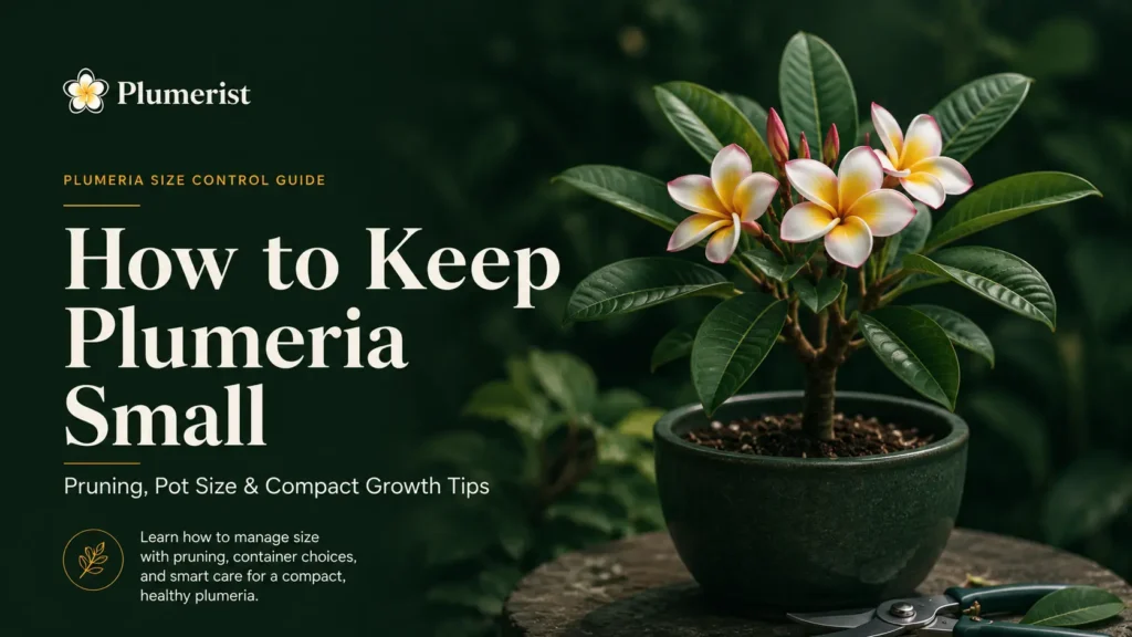How to Keep Plumeria Small