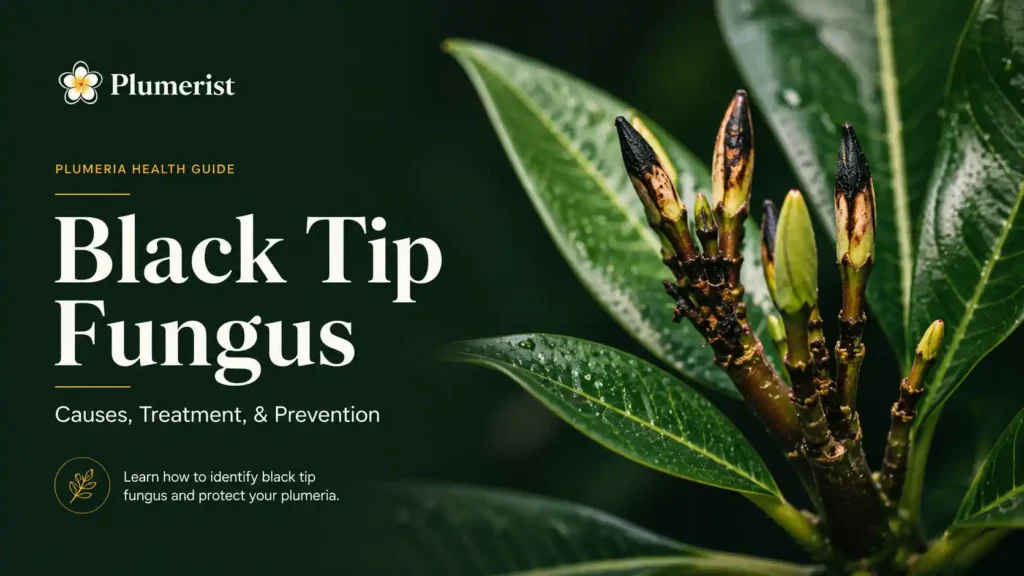 Black Tip Fungus Plumeria