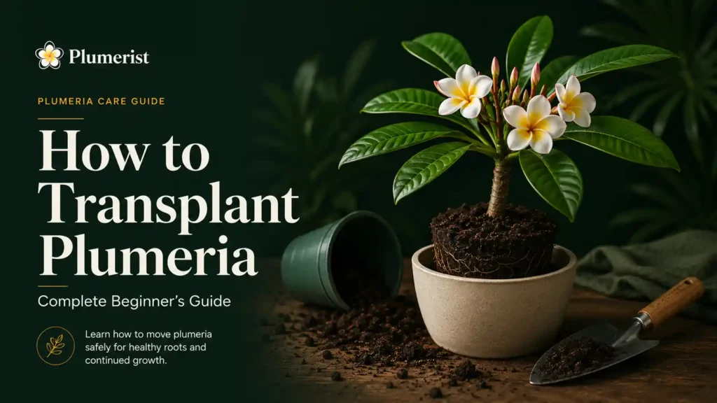 How to transplant plumeria