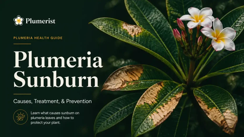 Plumeria Sun Burn