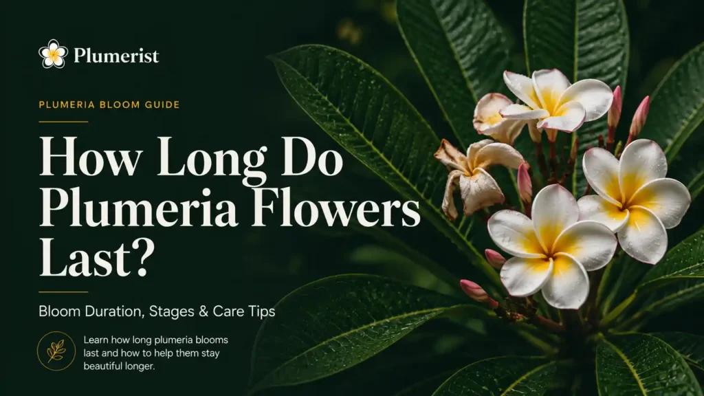 How Long Do Plumeria Flowers Last