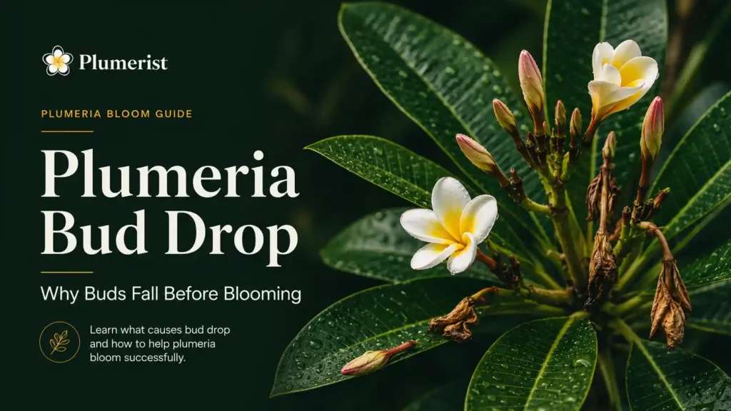 Plumeria Bud Drop - why plumeria buds keep falling