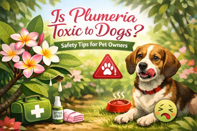 is plumeria toxic to dogs