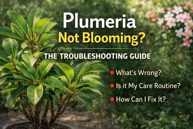 plumeria not blooming