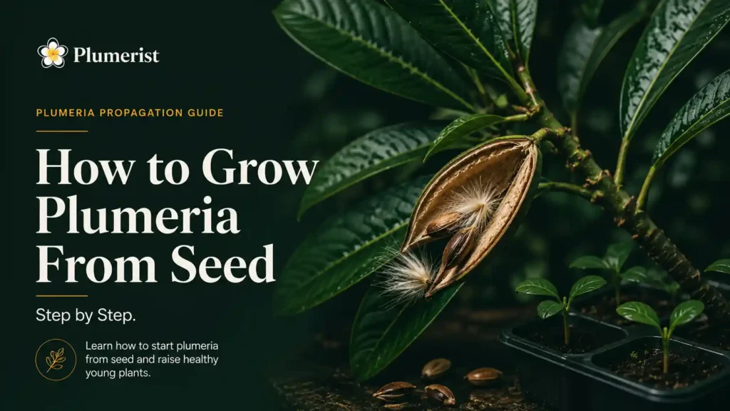 How to Grow Plumeria From Seed