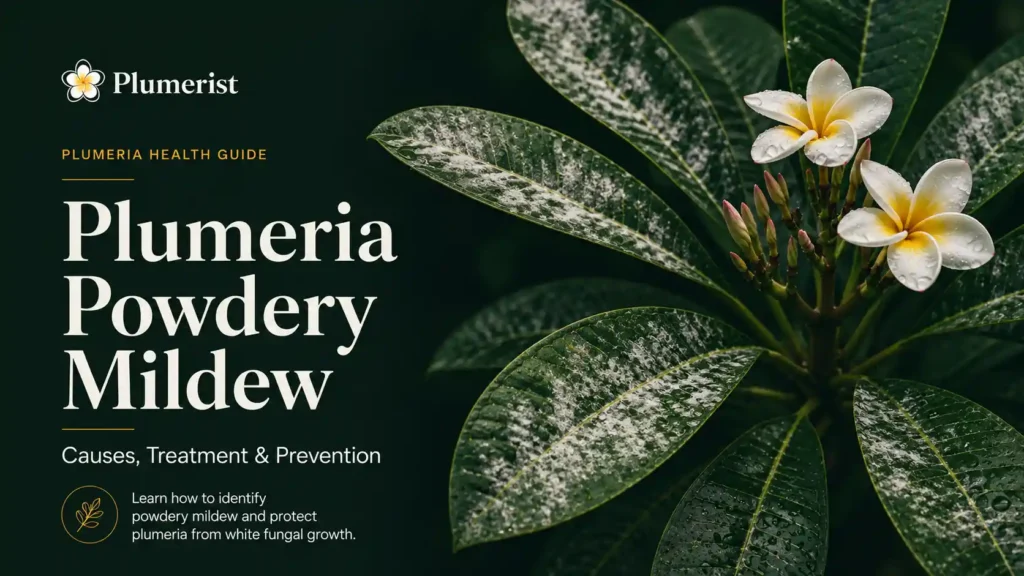 Plumeria Powdery Mildew