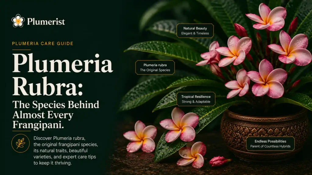 Plumeria Rubra The Species Behind Almost Every Frangipani
