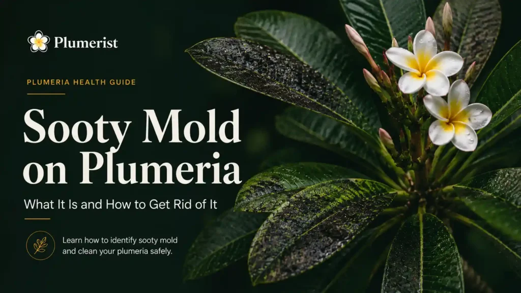 Sooty Mold on Plumeria