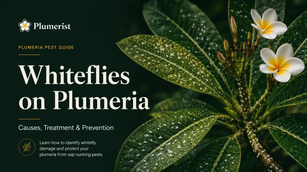 Whiteflies on Plumeria